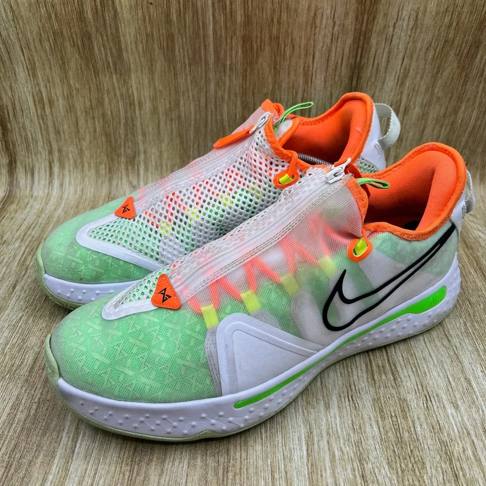 Nike PG 4 x Gatorade Men's Size 14 White GX Basketball Sneakers Shoes CD5078-100